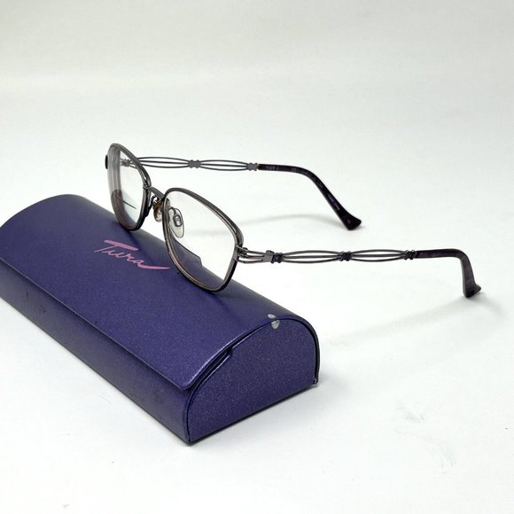 Tura Eyeglasses Frame R 131 Lilac Discontinued Frame 49 [] 16 130 - Picture 3 of 13